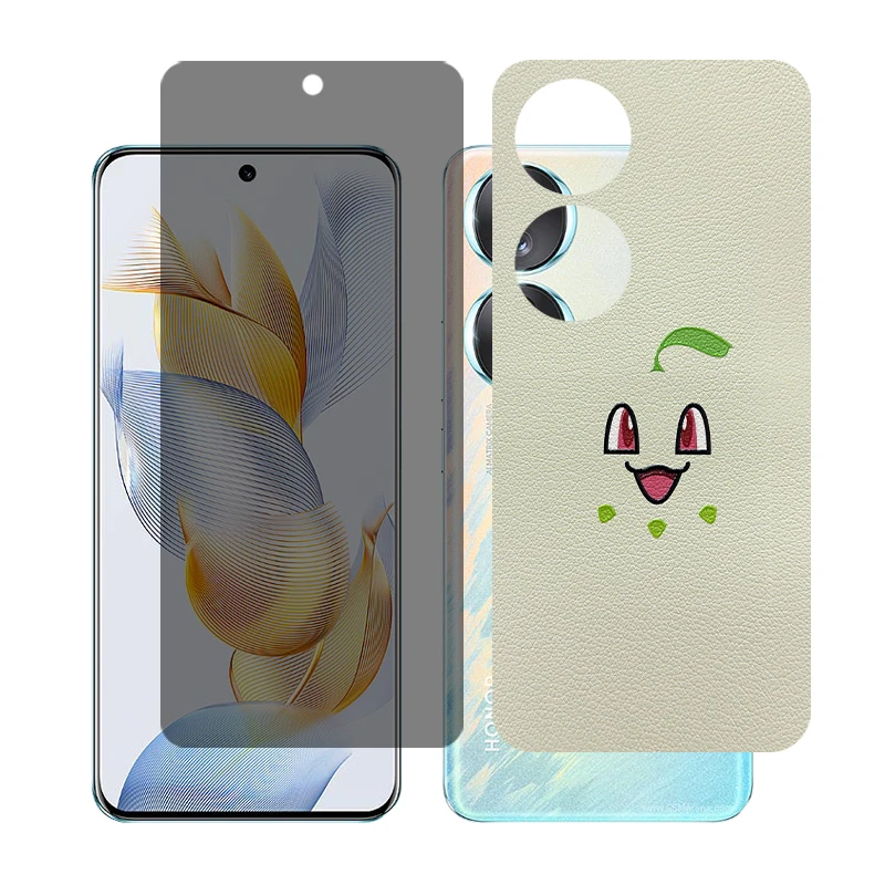 محافظ صفحه نمایش حریم شخصی گلس مدل Together مناسب برای گوشی موبایل آنر 90 به همراه برچسب پوششی پشت گوشی