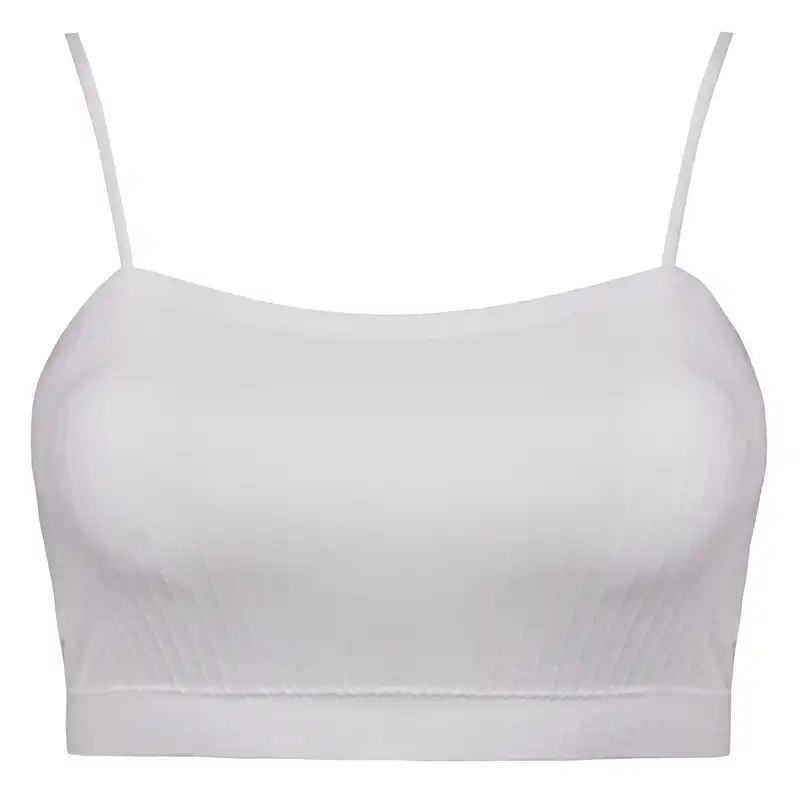 نیم تنه ورزشی زنانه ماییلدا مدل بدون فنر پددار کد 4742 رنگ سفید