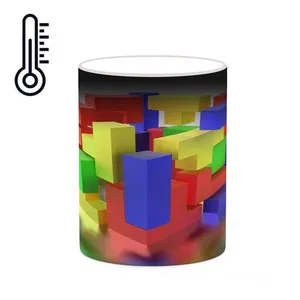ماگ حرارتی کاکتی مدل بازی تتریس Tetris کد mgh30765