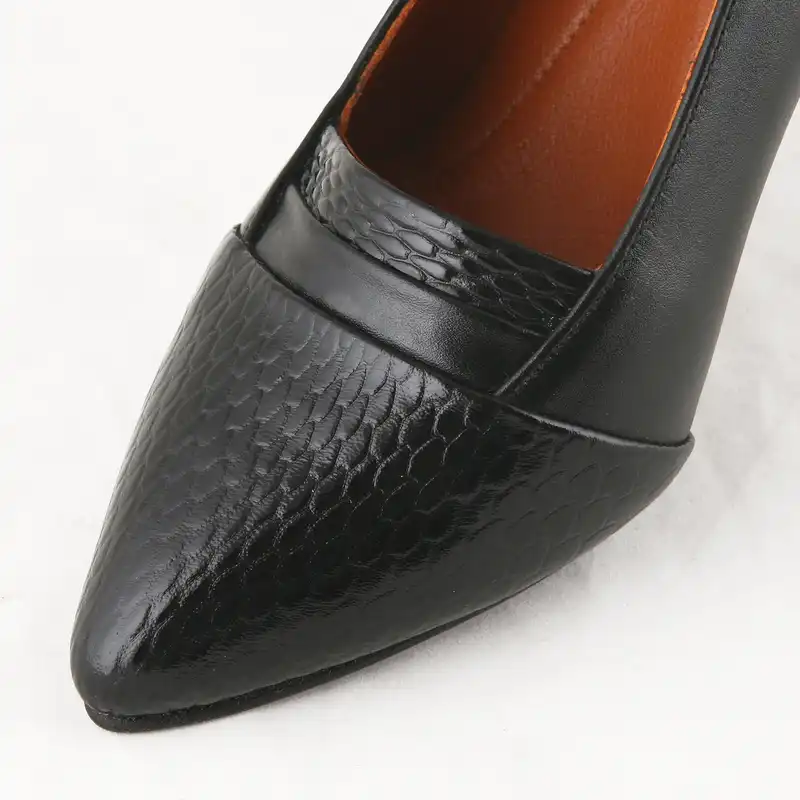 کفش زنانه چرم یلسان مدل تارا کد MRV-613-msk