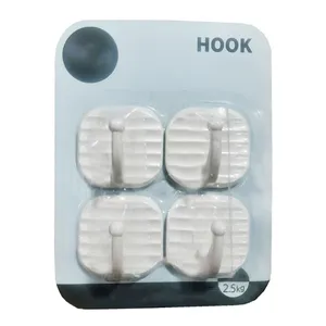 آویز حوله مدل هوک کد ۴۴۰۰ مجموعه ۴ عددی