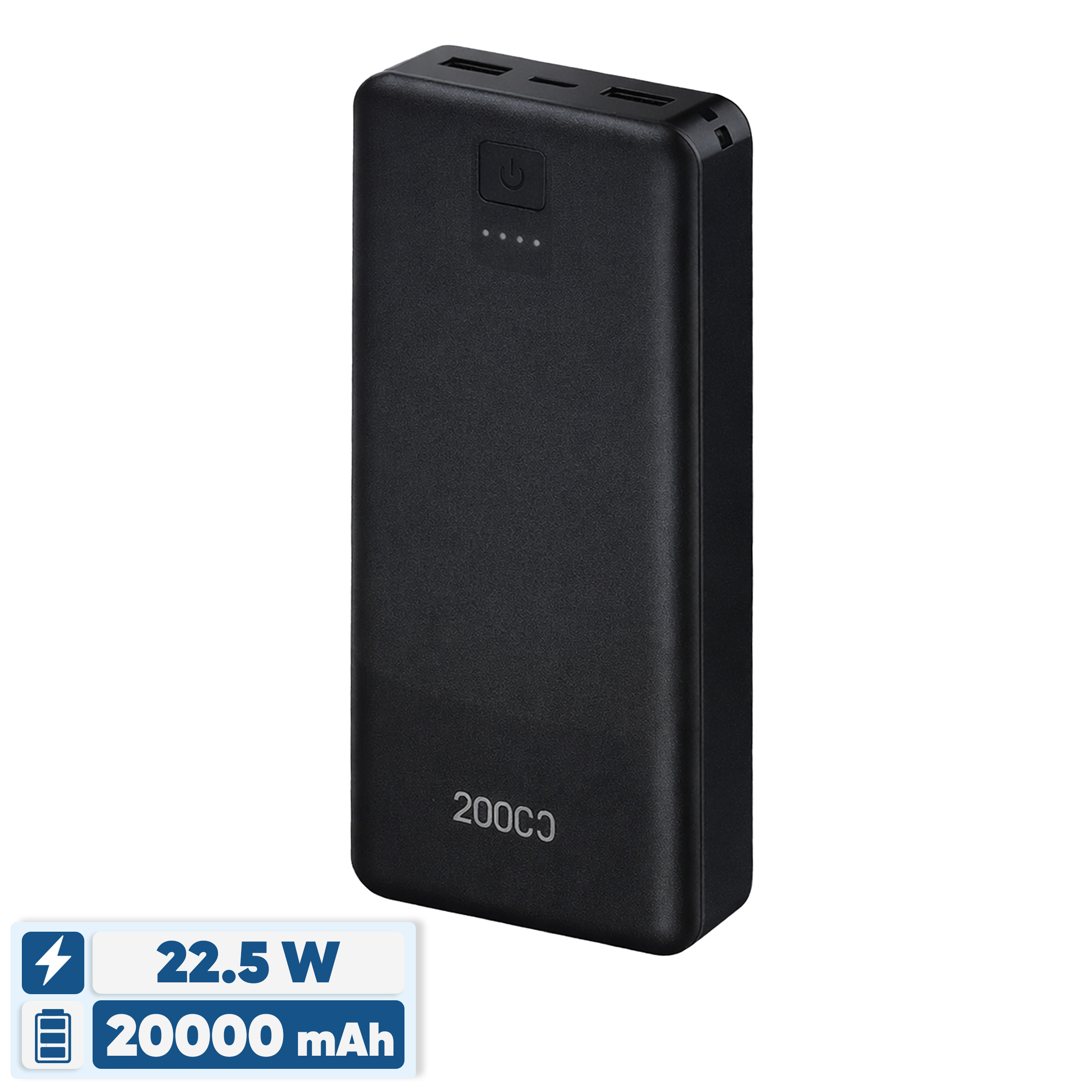 پاوربانک مدل 2OOO0-mah ظرفیت 20000 میلی آمپر ساعت