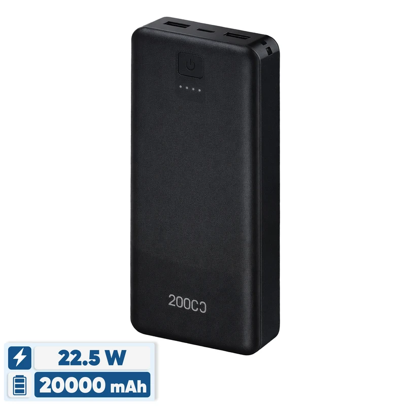 پاوربانک مدل 2OOO0-mah ظرفیت 20000 میلی آمپر ساعت
