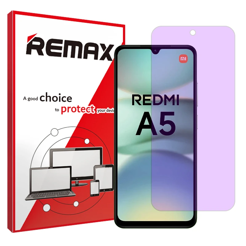 محافظ صفحه نمایش فیلتر بنفش ریمکس مدل Eye Care مناسب برای گوشی موبایل شیائومیRedmi A5 4G