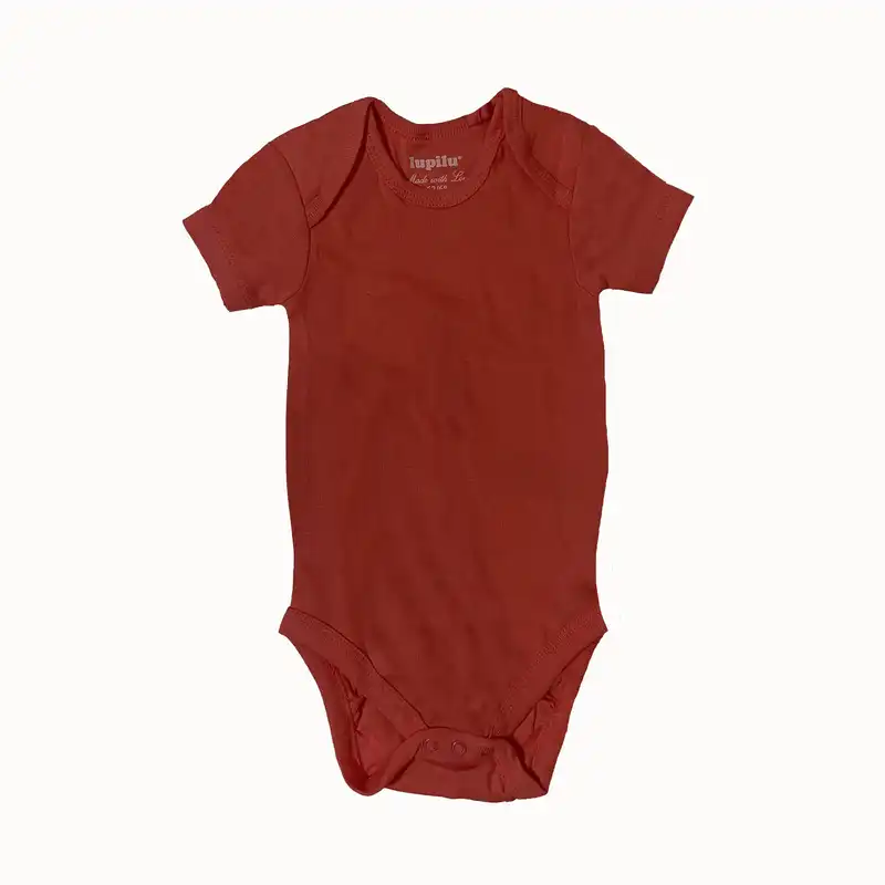 بادی آستین کوتاه نوزادی لوپیلو مدل آبرنگی بسته 2 عددی