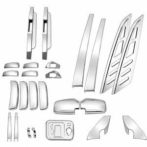 مجموعه قاب خودرو مدل اسپرت طرح استیل کد pr405136 مناسب برای پراید 111 و صبا بسته 25 عددی
