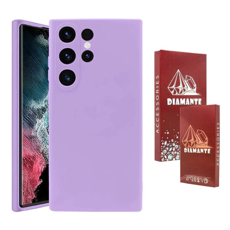کاور دیامانته مدل Sili_77 Rd مناسب برای گوشی موبایل سامسونگ Galaxy S23 Ultra