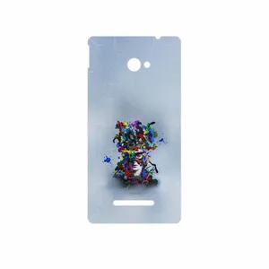 MAHOOT Collage of surreal Portrait of Women 4 Cover Sticker for HTC 8X