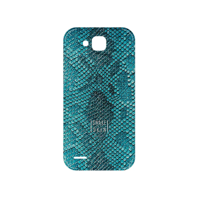 برچسب پوششی ماهوت مدل Blue Snake Skin مناسب برای گوشی موبایل آنر 3X G750