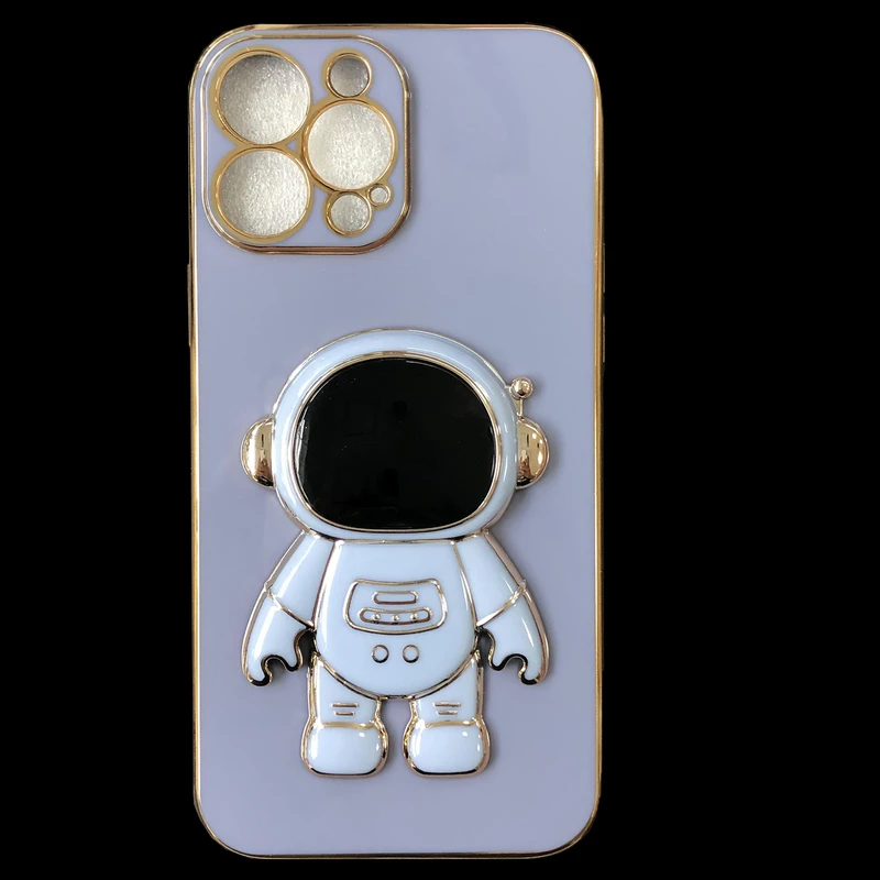 کاور طرح فضانورد مدل 13P مناسب برای گوشی موبایل اپل iphone 13pro به همراه پایه نگهدارنده