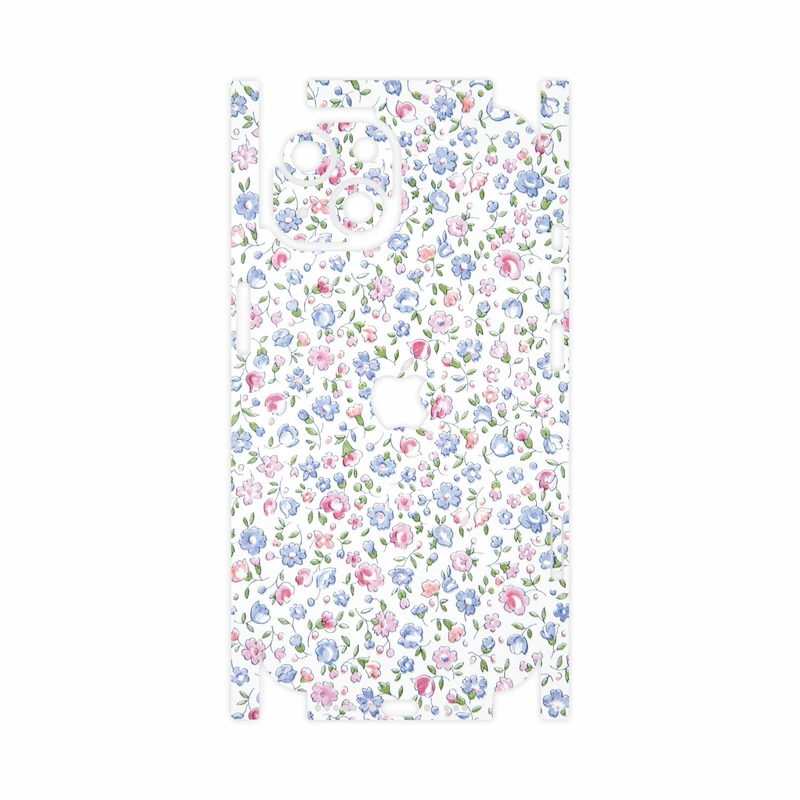 برچسب پوششی ماهوت مدل Painted-Flowers-FullSkin مناسب برای گوشی موبایل اپل iPhone 15