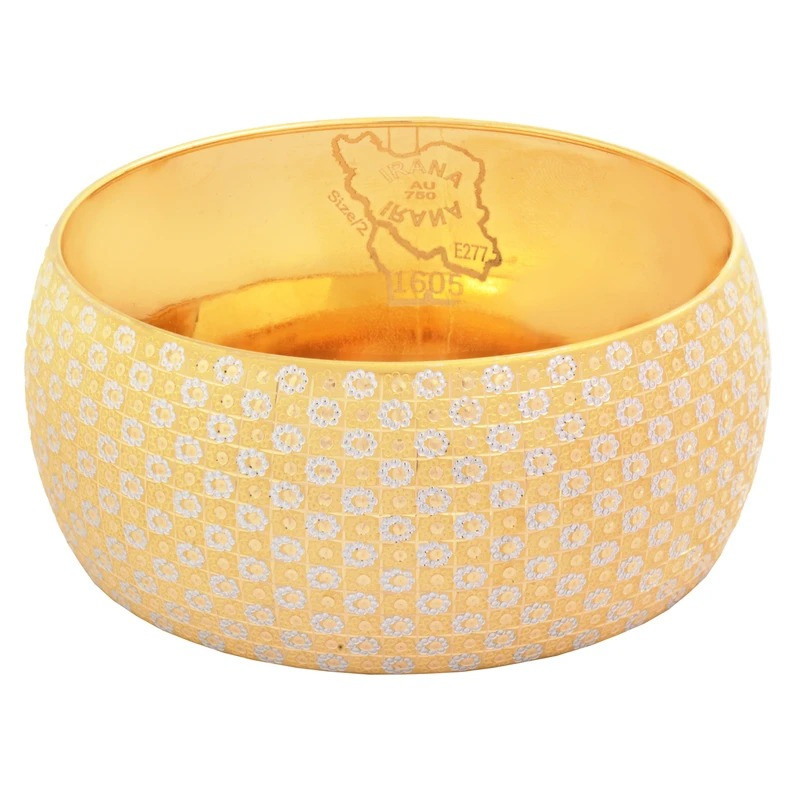 تک‌پوش طلا 18 عیار زنانه طلای مستجابی مدل  ایرانا 277 کد 1605 سایز 3