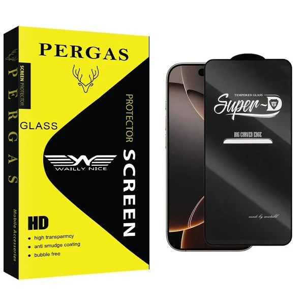 محافظ صفحه نمایش وایلی نایس مدل Pergas2 SuperD مناسب برای گوشی موبایل اپل iPhone 16 Pro Max