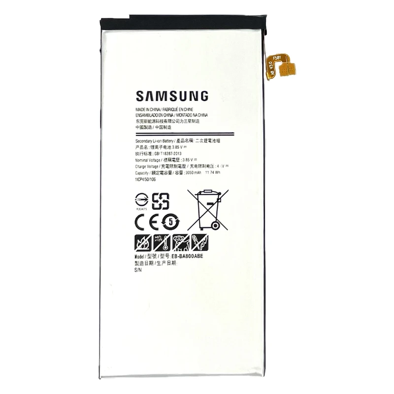 باتری موبایل مدل EB-BA800ABE ظرفیت 3050 میلی آمپر ساعت مناسب برای گوشی موبایل Galaxy A8