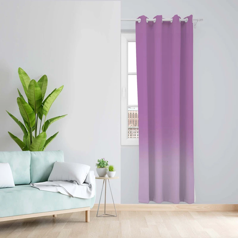 پرده طرح دو رنگ مدل مخمل پانچی کد 1459 z سایز 140x200 سانتی متر