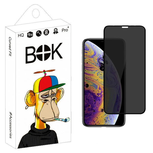 محافظ صفحه نمایش بوک مدل SuperX Guard مناسب برای گوشی موبایل اپل iPhone XS Max/ 11 Pro Max