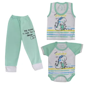 ست 3 تکه لباس نوزادی مدل DIN22