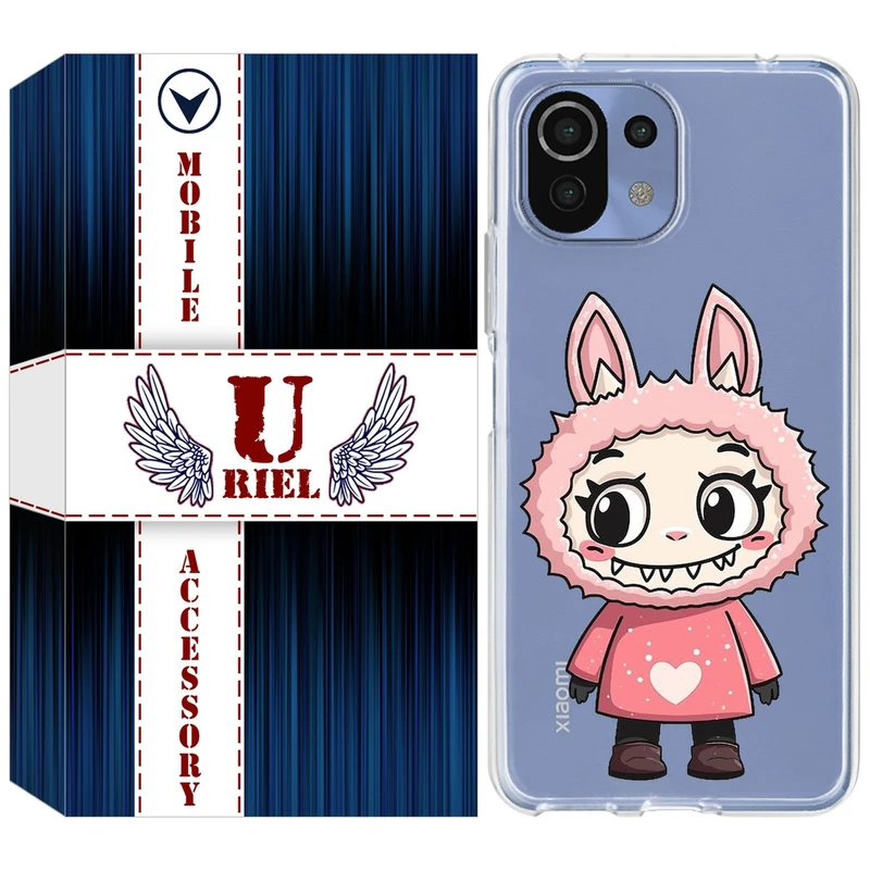 کاور یوریل مدل Clear کد 139 طرح لبوبو مناسب برای گوشی موبایل شیائومی Mi 11 Lite / 11 Lite 5G NE