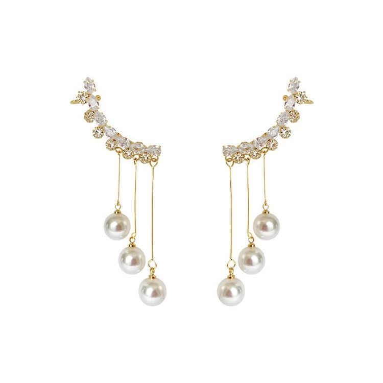 گوشواره دخترانه مدل مروارید کد Th338