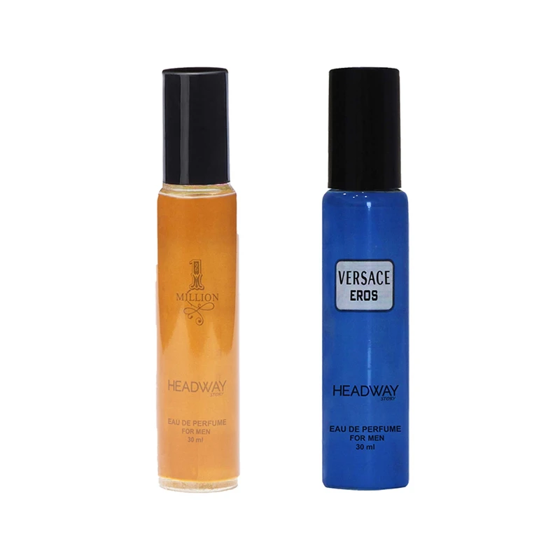 عطر جیبی مردانه هدوی استوری مدل پاکو رابان وان میلیون و ورساچ اروس حجم 30 میلی لیتر مجموعه 2 عددی