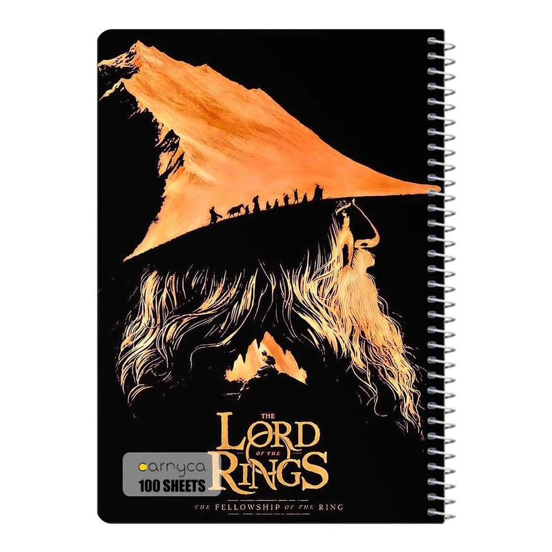 دفتر مشق 100 برگ سیمی کارنیکا طرح ارباب حلقه ها Lord of the Rings کد 65263