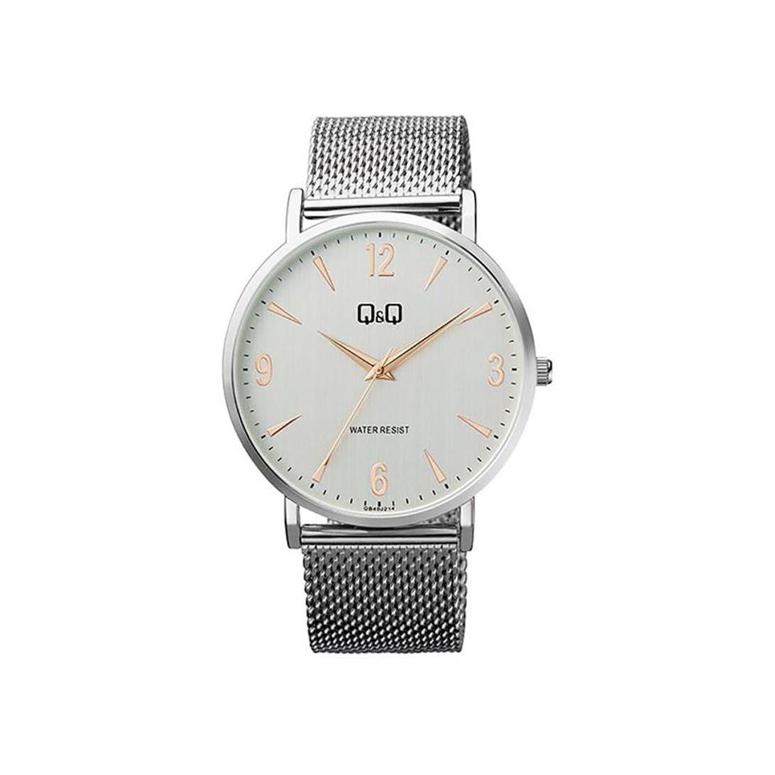 قیمت                                      ساعت مچی عقربه‌ای مردانه کیو اند کیو مدل QB40J214Y