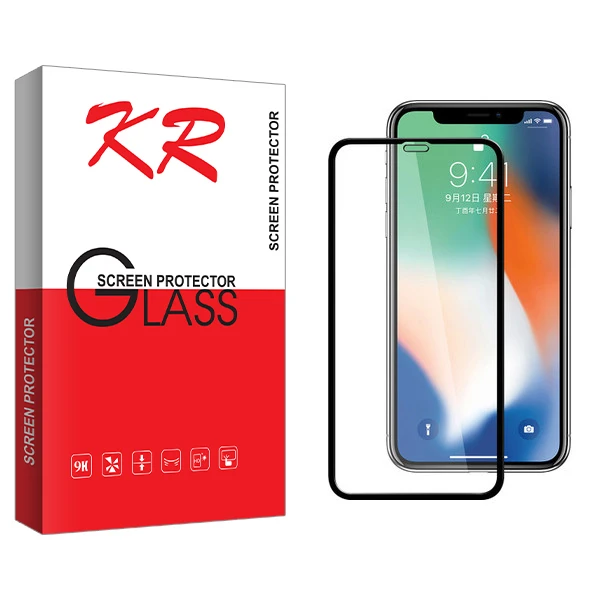 محافظ صفحه نمایش کی آر مدل +HD مناسب برای گوشی موبایل اپل Iphone X
