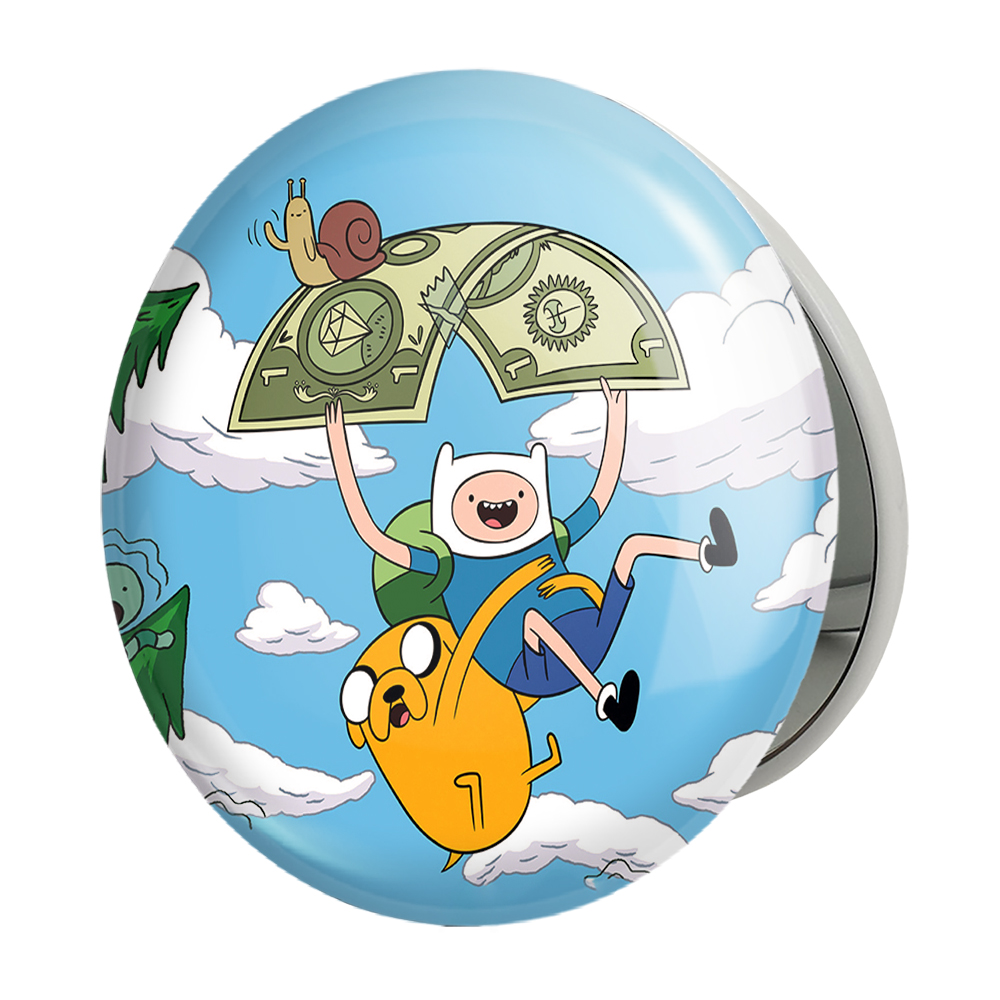آینه جیبی خندالو طرح جیک و فین وقت ماجراجویی Adventure Time مدل تاشو کد 20857 