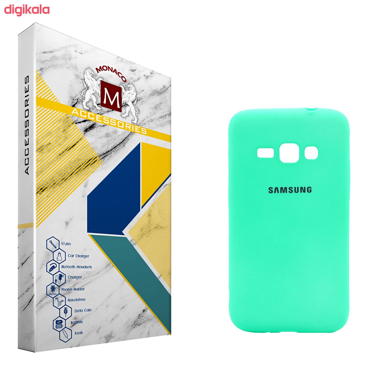 کاور موناکو مدل Si075 مناسب برای گوشی موبایل سامسونگ Galaxy J1 2016 I J120 به همراه محافظ صفحه نمایش