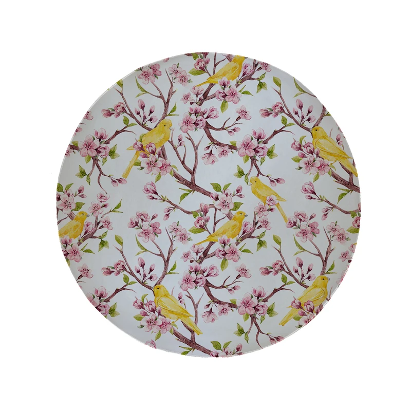 پادری مدل دایره طرح گل کد 5922 سایز 90 × 90 سانتی متر