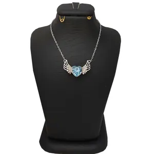 گردنبند نقره زنانه سواروسکی مدل عشق کد 031