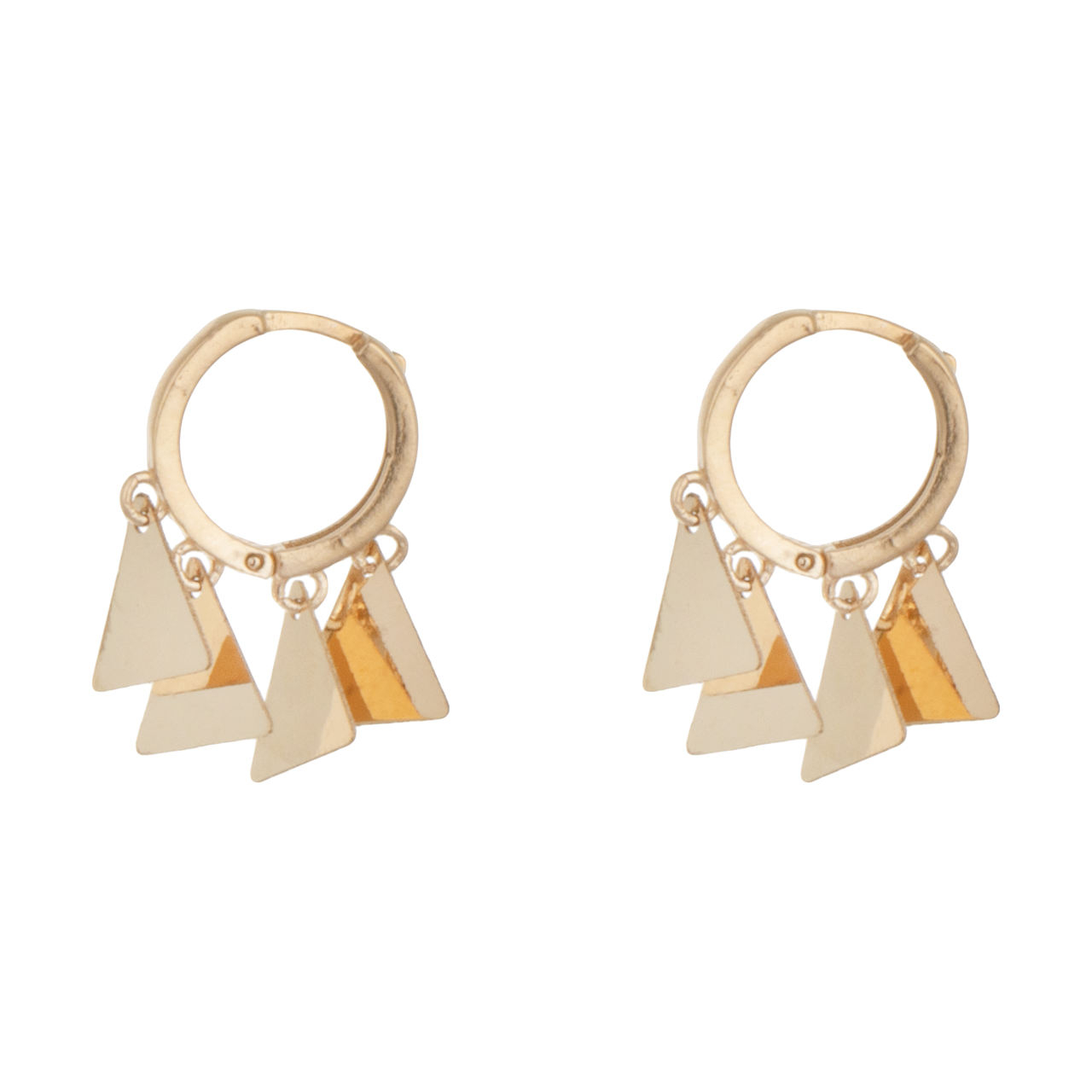 گوشواره طلا 18 عیار زنانه گالری مرجان مدل 10106