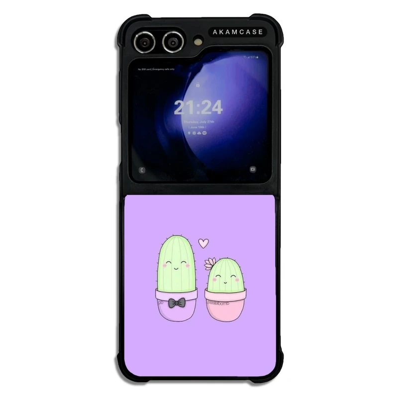 کاور آکام مدل AMCWSGZFLIP5-CACTUS1 مناسب برای گوشی موبایل سامسونگ Galaxy Z Flip 5