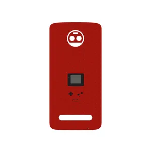 MAHOOT Minimal GameBoy Icon Cover Sticker for Motorola Moto Z2 Force