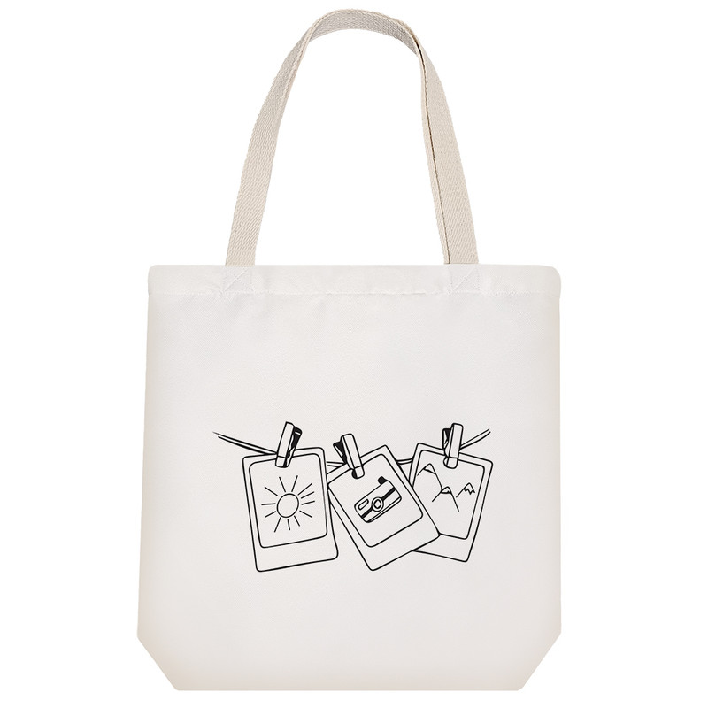 ساک خرید خندالو مدل عکسهای آویزان کد 7643