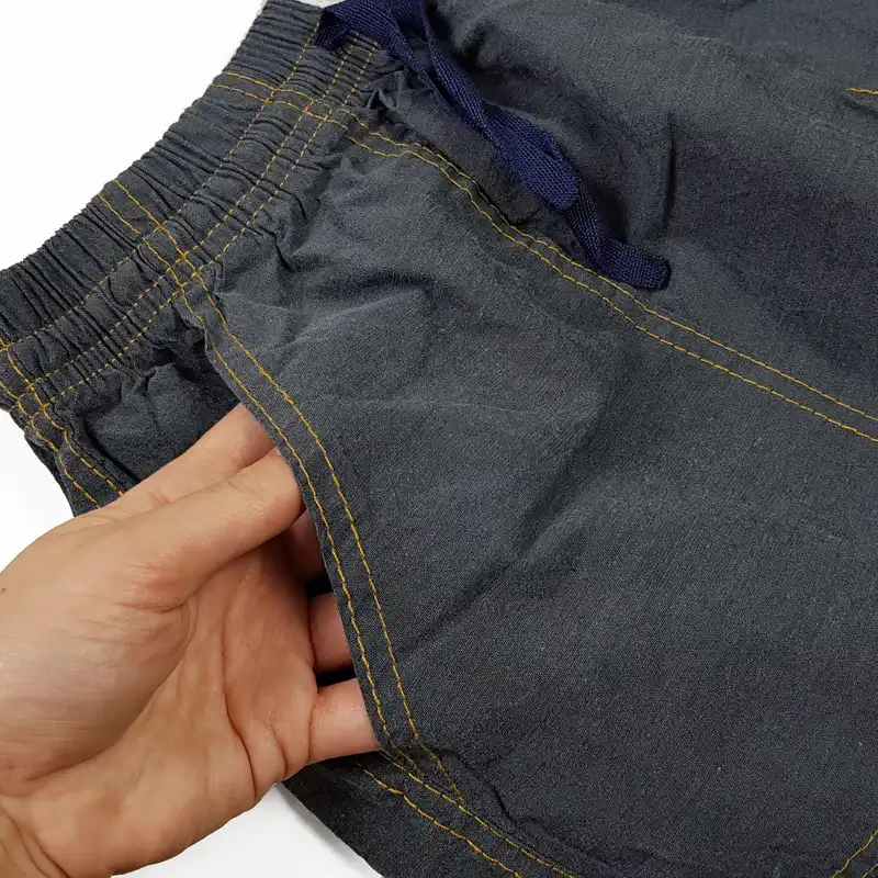 شلوارک مردانه ماییلدا مدل کتان کد 3905 رنگ طوسی