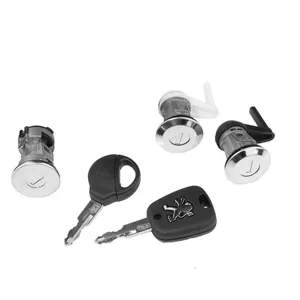 قفل و کلید نصیر لوازم کد PG633 مناسب پژو 206 مجموعه 5 عددی