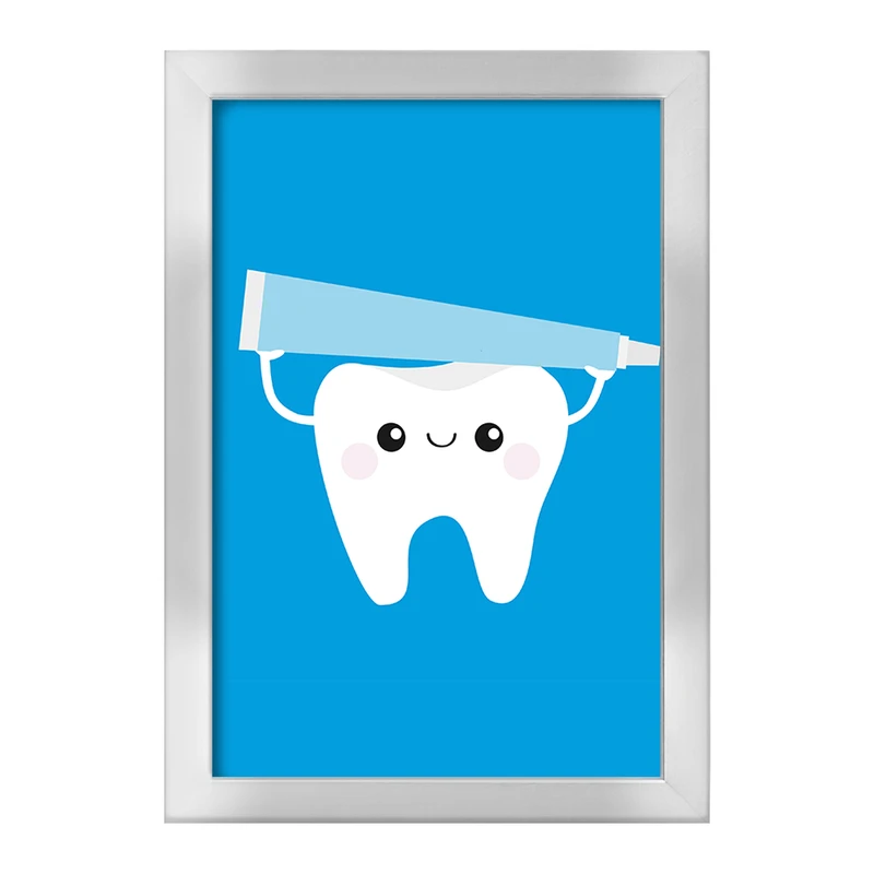 تابلو خندالو طرح دندان و دندان پزشکی کودکانه کد 36741