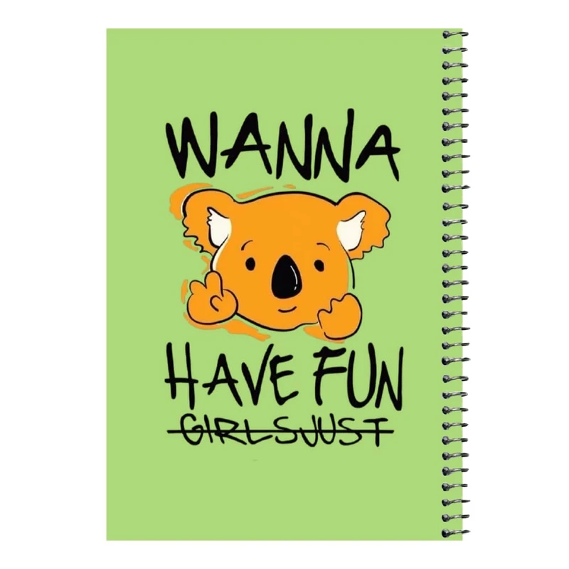 دفتر مشق 80 برگ اس جی مدل خرس شاد    