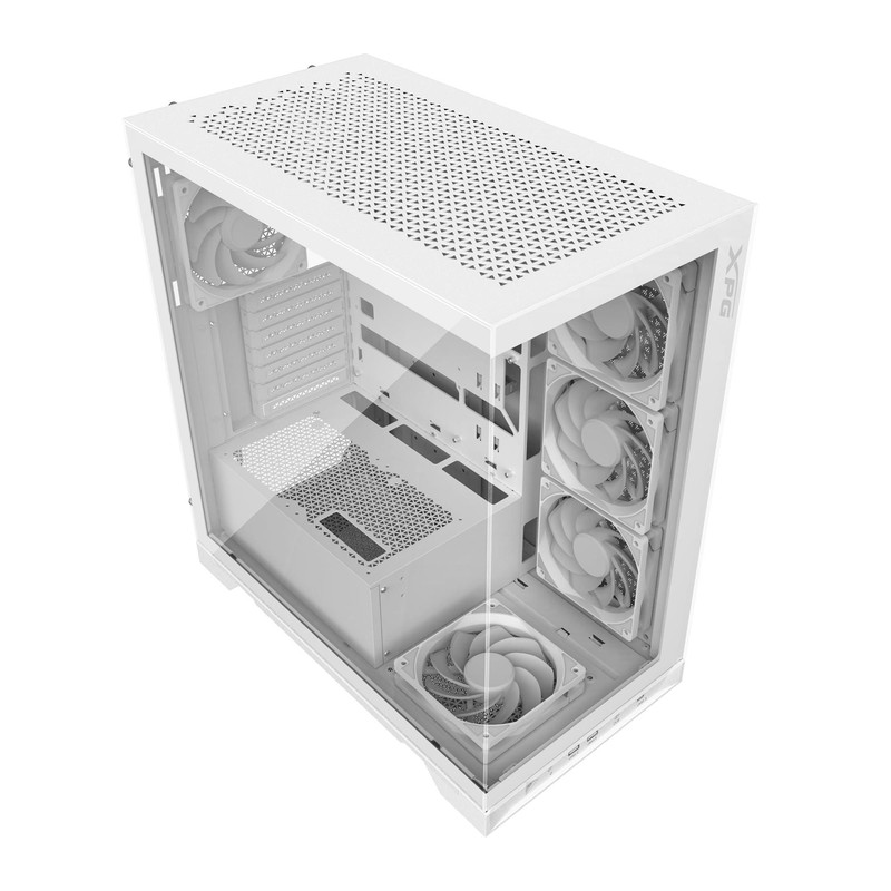 کیس کامپیوتر ای دیتا ایکس پی جی مدل INVADER X WHITE