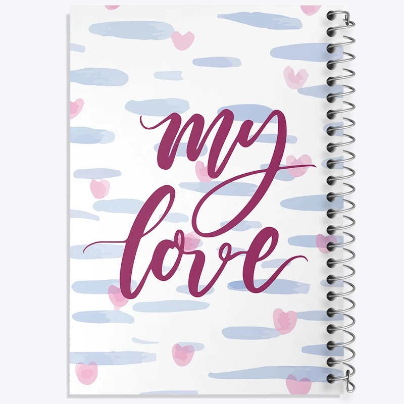 دفتر مشق 50 برگ خندالو طرح My Love کد F2319