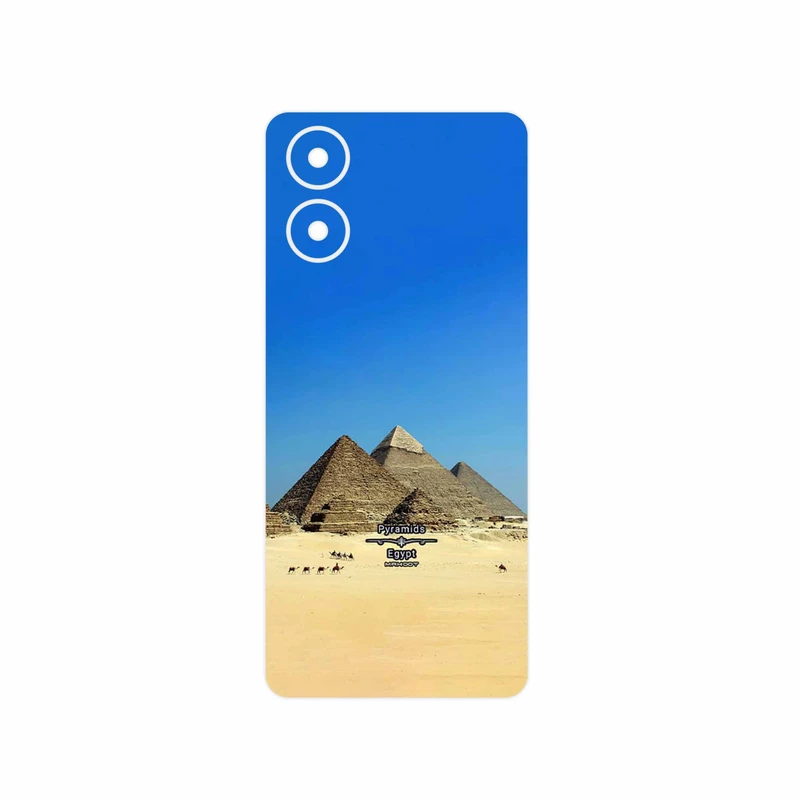 برچسب پوششی ماهوت مدل Pyramids of Egypt مناسب برای گوشی موبایل موتورولا Moto G04s