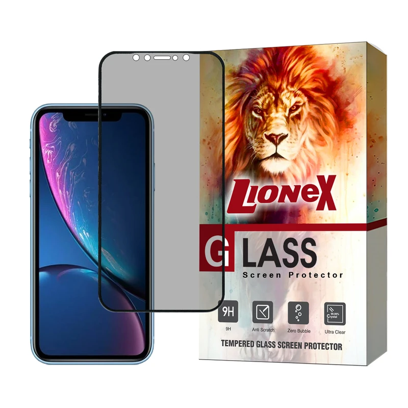 محافظ صفحه نمایش سرامیکی حریم شخصی لایونکس مدل CERPRIVL مناسب برای گوشی موبایل اپل iPhone 11 / iPhone XR