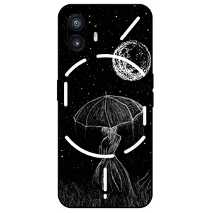 Megafone Girl and Moon 1369 Cover For Nothing Phone 2