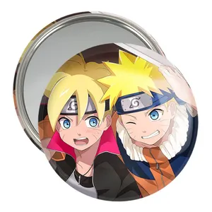 آینه جیبی خندالو مدل ناروتو و بوروتو انیمه ناروتو Naruto  کد 11266