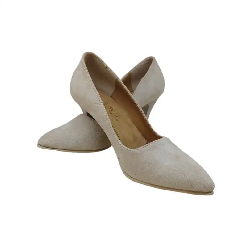 کفش زنانه مدل استلتو فرهاد سوییت رنگ کرم استخوانی