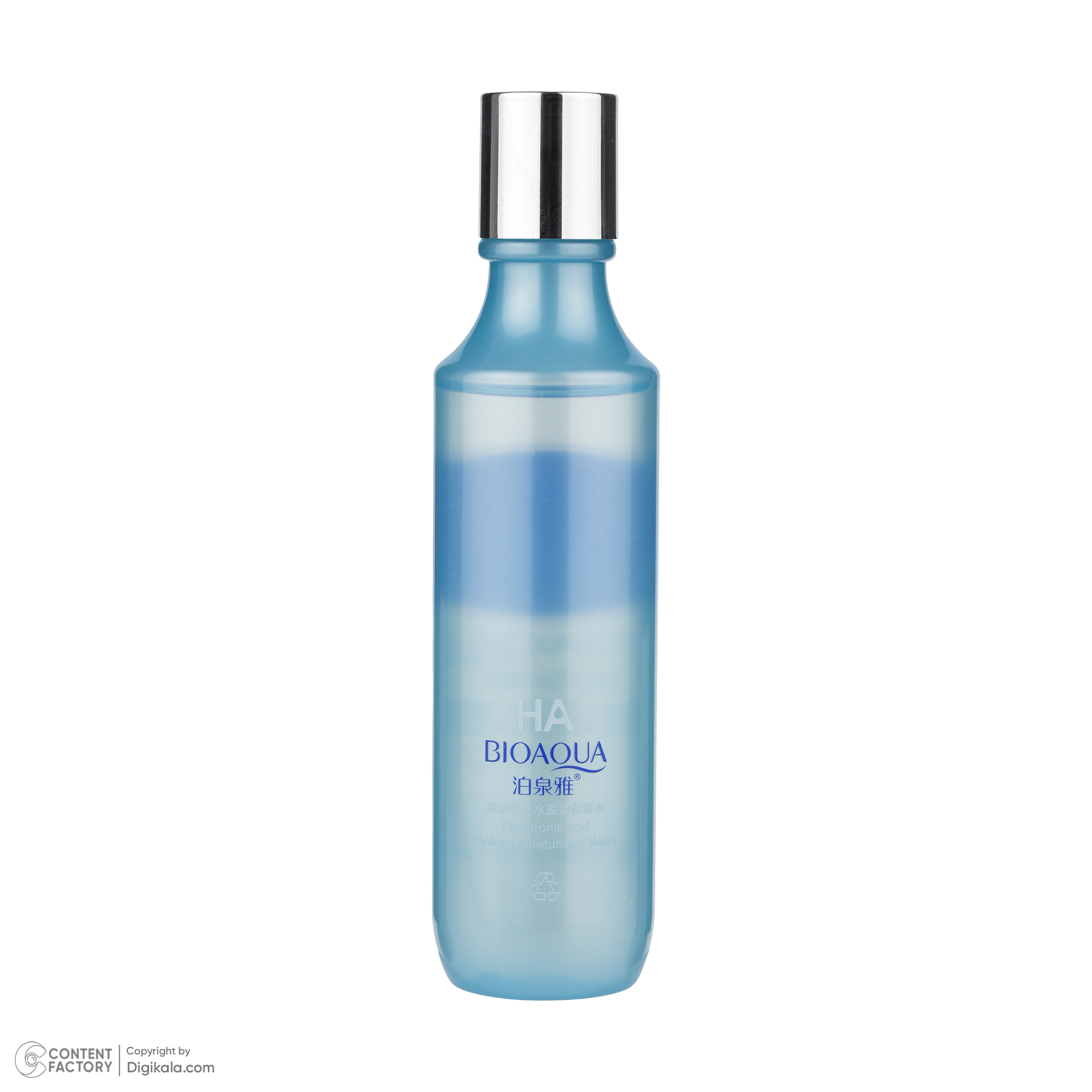 محلول آبرسان صورت بی آکوا مدل Hyaluronic Acid مناسب برای انواع پوست حجم 150 میلیلیتر