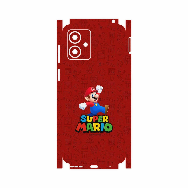 برچسب پوششی ماهوت مدل Super_Mario_Game-FullSkin مناسب برای گوشی موبایل موتورولا Moto G14