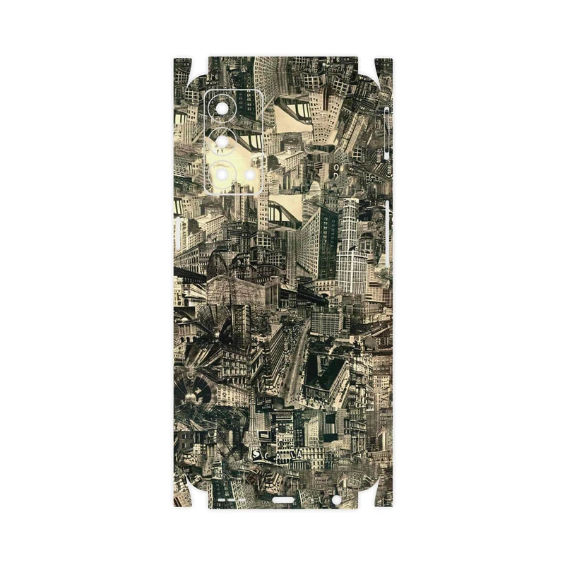 برچسب پوششی ماهوت مدل Collage of Skyscraper-FullSkin مناسب برای گوشی موبایل ریلمی GT Master