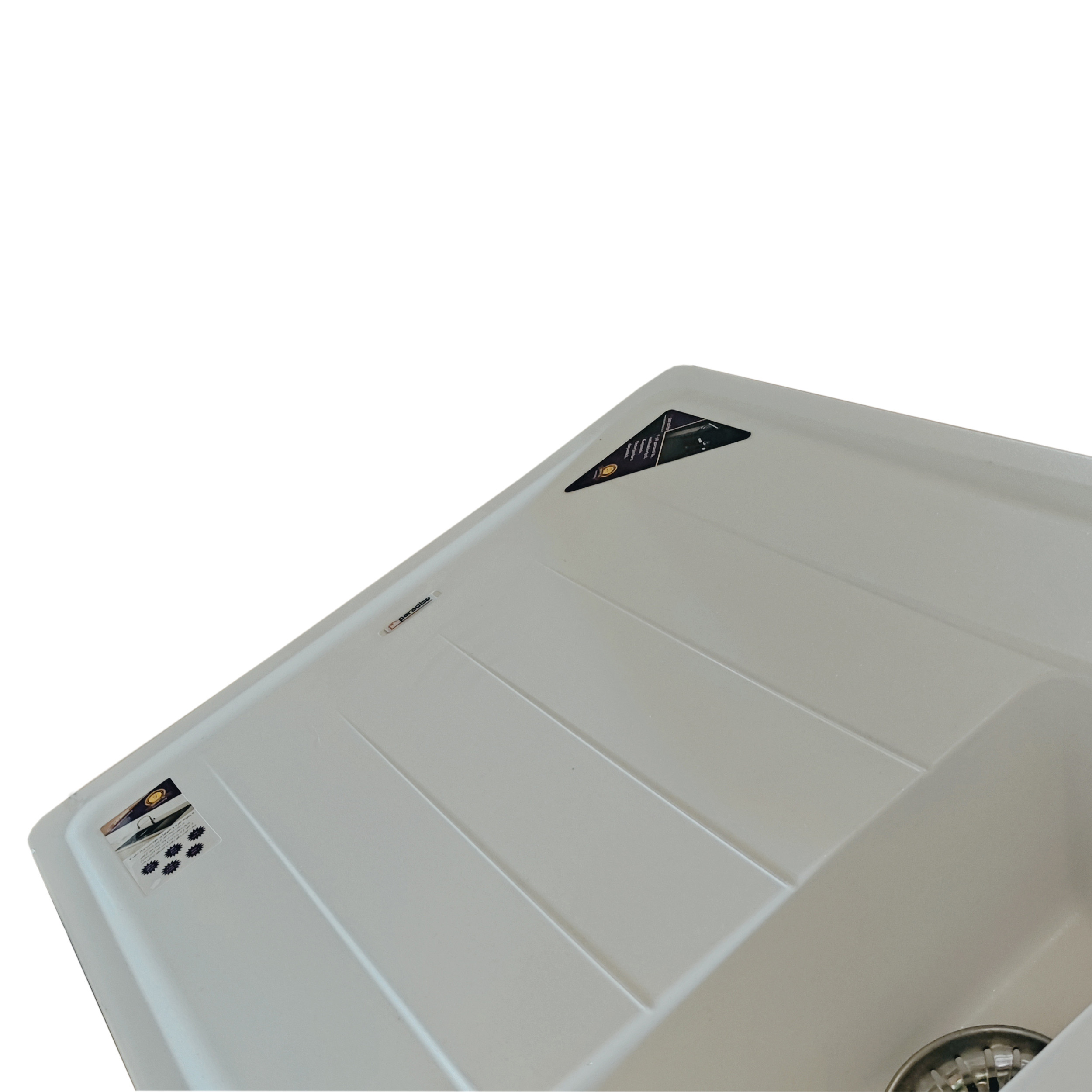 سینک ظرفشویی گرانیت پارادایز مدل ITALY-452-WHITE-AKLIL توکار